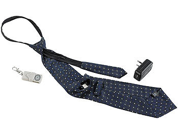 OctaCam Krawatte mit integrierter Video-Kamera und Fernbedienung, 4GB