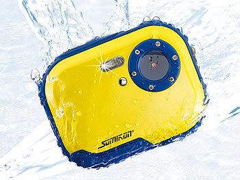 Somikon Wasserdichte Digitalkamera für tolle Unterwasser-Fotos (refurbished)