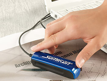Somikon Winziger USB-Scanner SC-310.mini mit OCR- & Scan-Software