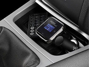 auvisio 3in1 - LCD MP3-Player, FM-Transmitter & Kfz-Ladegerät