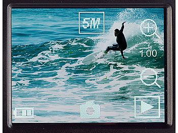 Somikon 3in1-Action-Cam "DV-500" mit 720p-Auflösung & 5-cm-Touchscreen
