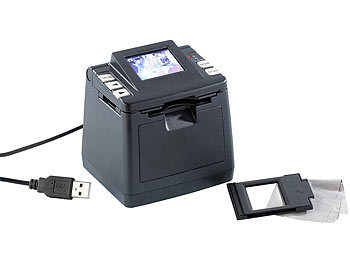 Somikon 2in1 Dia- & Negativ-Scanner mit 1,8"-TFT-Display, SD-Slot, USB