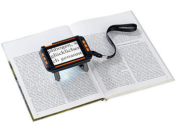 Sinamo Digitale Lese-Lupe mit Beleuchtung mit 15x Vergrößerung