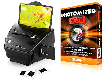 Somikon Dia-/Foto-& Negativ-Scanner SD-510 mit 5,1-MP-Sensor, für PC
