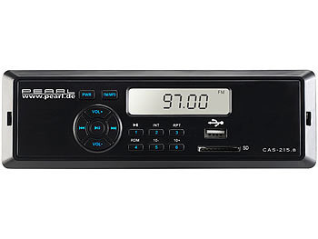 PEARL MP3-Autoradio CAS-215.b mit SD und USB
