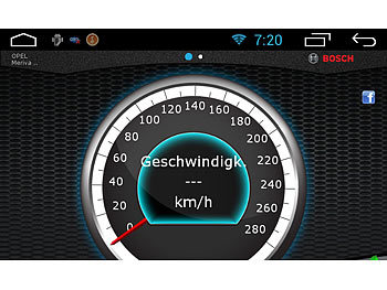 NavGear 1-DIN Android-Autoradio mit 7"-Navi DSR-N 210 Deutschland
