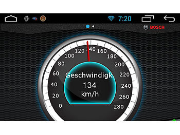 NavGear 1-DIN Android-Autoradio mit 7"-Navi Westeuropa (refurbished)