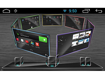 NavGear 1-DIN Android-Autoradio DSR-N 210 + GPS, WiFi & BT (Versandrückläufer)