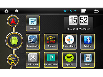 NavGear 2-DIN Android-Autoradio DSR-N 420 - GPS, Europa