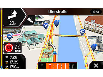 NavGear 6"-Navi StreetMate N6-C, Camper-Edition mit Zentral-Europa