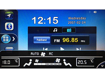 NavGear 2-DIN-Autoradio für Volkswagen, Karten für D-A-CH