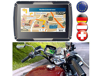 NavGear TourMate N4, Motorrad-, Kfz- & Outdoor-Navi mit Europa