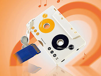 auvisio Kabelloser MP3-Player für Kassetten-Autoradio