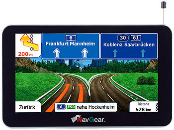 NavGear 6"-Navigationssystem StreetMate RSX-60-3D Deutschland