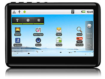 TOUCHLET 4,3" Pocket-Media-Tablet "PMT-43.WiFi" mit Android 2.3