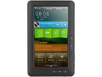 eLyricon eBook-Reader & Mediaplayer EBX-720.Touch, 7"/17,8 cm Farb-TFT