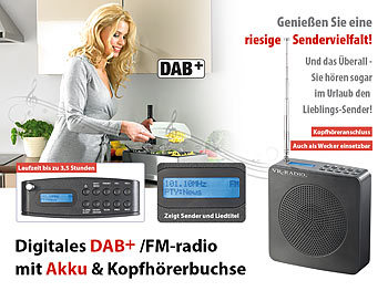 VR-Radio Digitales DAB+/FM-Radio DOR-200.FM mit Akku  (refurbished)