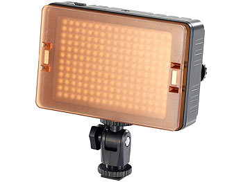 Somikon Foto- und Videoleuchte FVL-1420.d mit 204 Tageslicht-LEDs