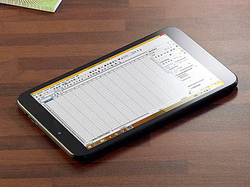 TOUCHLET 8" Tablet-PC XWi.8 3G mit IPS Display, 3G und Windows 8.1