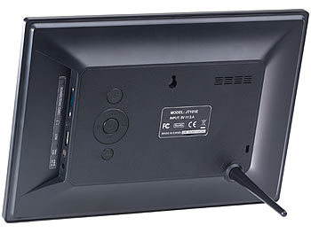Somikon Digitaler WLAN Bilderrahmen, 10,1"-IPS-Touchscreen (Versandrückläufer)