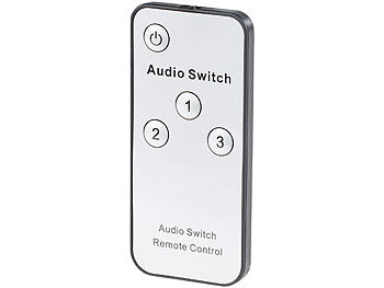 auvisio Digitaler 3-fach-Audio-Verteiler für optische TOSLINK-Signale