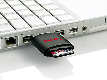 Hama SDHC-Card-Reader & USB-Stick mit MyDisa Datenschutzsoftware