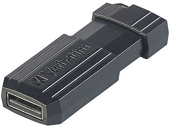 Verbatim PinStripe 32GB USB-Speicherstick (USB 2.0), schwarz