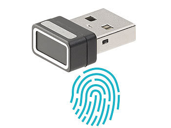 Xystec Kleiner USB-Fingerabdruck-Scanner, Versandrückläufer