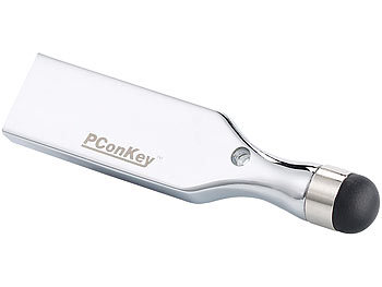 PConKey 2in1-Touchscreen-Stift mit USB-Speicher-Stick TS-208, 8GB