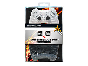 Thrustmaster Gamepad T-Wireless Duo Pack (2 Gamepads, Schwarz & Weiß)