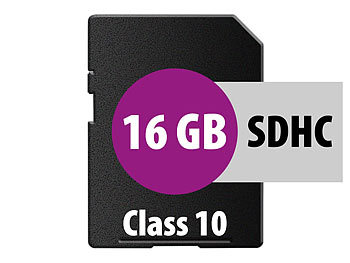 SecureDigital SD-Speicherkarte 16 GB (SDHC) Class 10