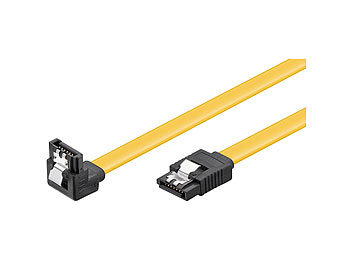 goobay HDD/SSD SATA  Kabel 1,5/3,0/6,0 GBit/s (SATA L-Type > L-Type 90°) 0,5m