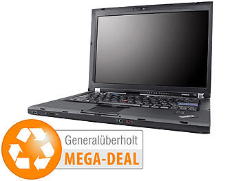 Lenovo ThinkPad T61, 15,4" WXGA, 2x2,0 GHz, 2GB, 80 GB, DVD-CDRW, Win7