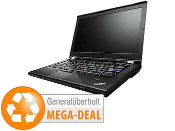 Lenovo ThinkPad T420, 35,6 cm / 14", Core i5, 4 GB, 320 GB (generalüberholt)