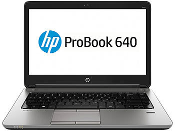 hp ProBook 640 G1, 35,6 cm / 14", Core i3, 8 GB, 320 GB (generalüberholt)