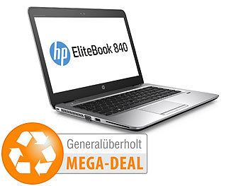 Laptop refurbished: hp EliteBook 840 G3, 35,6cm/14", i5, 16GB, 512GB SSD (generalüberholt)