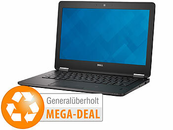 Laptops: Dell Latitude E7270, 12,5"/31,8 cm, i5, 8 GB, 256 GB SSD (generalüberholt)