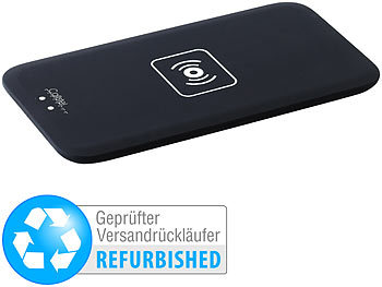 Qi-Ladegerät Samsung: Callstel Induktions-Ladestation für Qi-komp. Smartphones (refurbished)