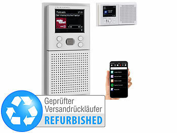 Radio Unterputzradio: VR-Radio Unterputz-WLAN-Internetradio mit Bluetooth Versandrückläufer