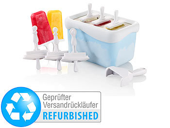 Rosenstein & Söhne Eismaschine Eis-BLITZ für 3x Eis am Stiel in 15 Min(Versandrückläufer)