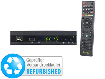 HDMI Receiver: auvisio Digitaler pearl.tv HD-Sat-Receiver DVB-S/S2 (Versandrückläufer)