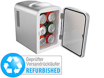 AC-DC Mini-Kühlschrank: Rosenstein & Söhne Mini-Kühlschrank 12/ 230V mit Warmhalte-Funktion (Versandrückläufer)