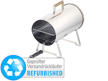 Edelstahl-Räucher-Ofen: Rosenstein & Söhne Elektro-Tisch-Räucherofen & Smoker, Edelstahl (Versandrückläufer)