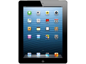 Apple iPad 4 schwarz, 64GB, Wi-Fi + Cellular, 1. Wahl (refurbished)