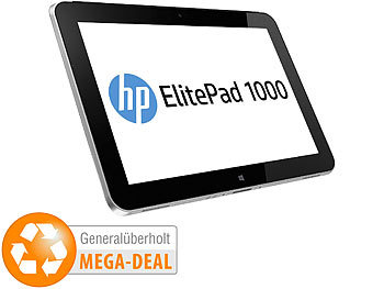 hp ElitePad 1000 G2, 10,1"-Tablet-PC, 4 GB RAM, 64 GB eMMC, Win 10 (ref.)