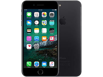 Apple iPhone 7, 32GB, schwarz, Lightning-Kabel, 2. Wahl (generalüberholt)