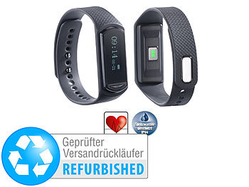 newgen medicals Fitness-Armband FBT-40.HR mit Herzfrequenz-Messung (Versandrückläufer)