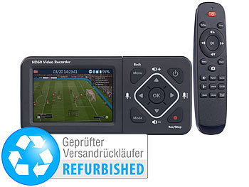 Digitaler Videorecorder: auvisio HDMI-Video-Rekorder mit Farb-Display, Full HD (Versandrückläufer)
