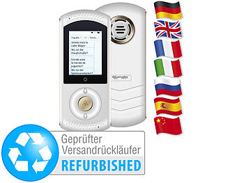 Übersetzungscomputer: simvalley Mobile Mobiler Echtzeit-Sprachübersetzer, Versandrückläufer