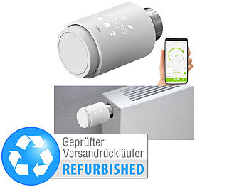 Thermostatkopf: revolt Programmierbares Heizkörper-Thermostat mit Bluetooth,Versandrückläufer